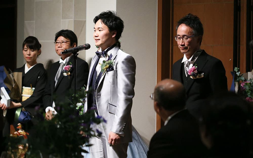 結婚 式 新郎 挨拶 親 へ の 感謝