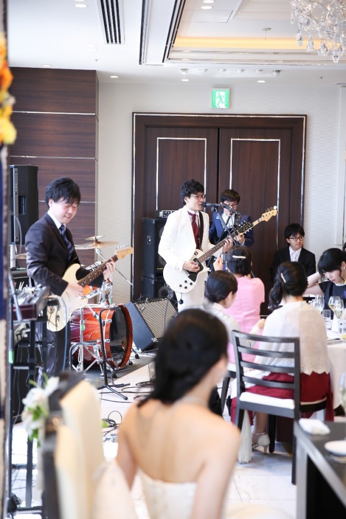 【BLOG】バンド演奏Wedding