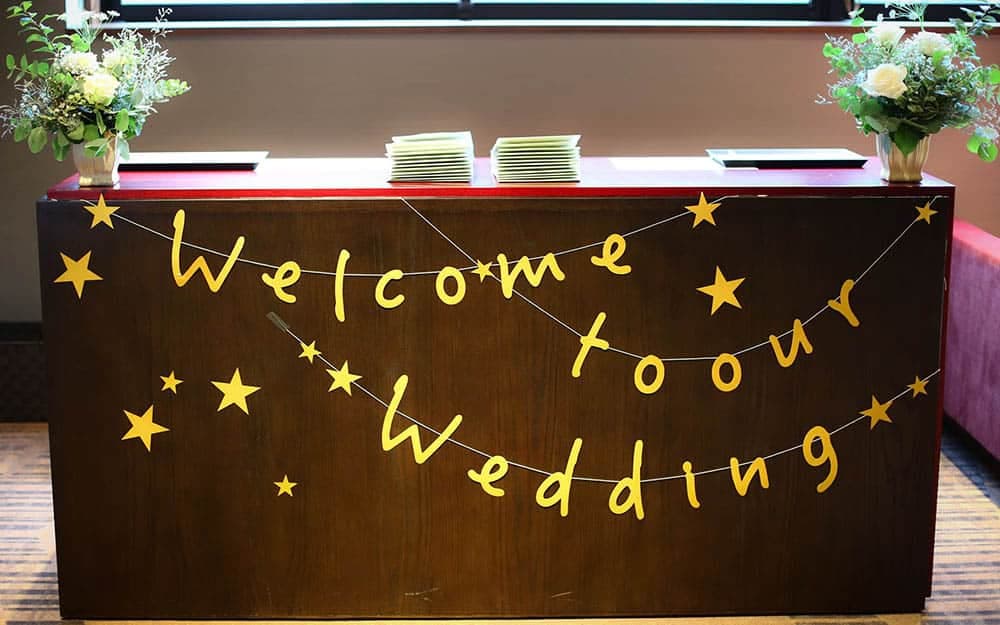 結婚式のウェルカムスペース。上手に飾るコツや人気のアイテムは？