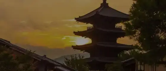 京都夕焼け